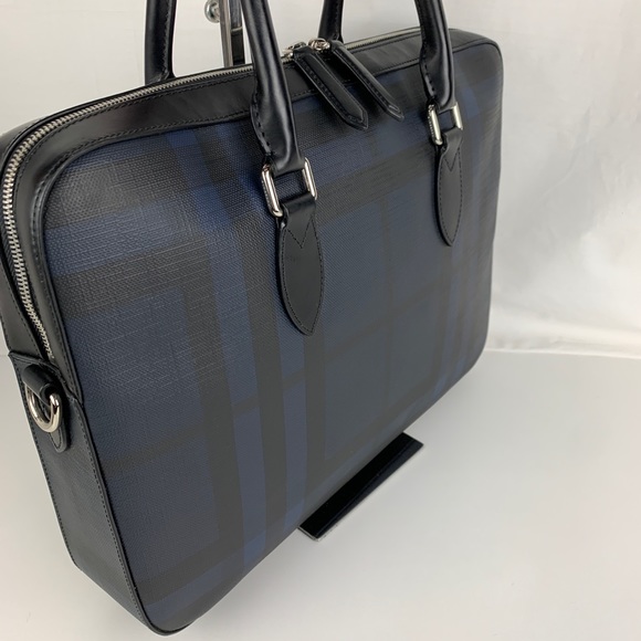 New Burberry Medium London Check Briefcase - Picture 2 of 8